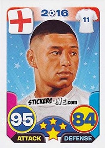 Sticker Alex Oxlade-Chamberlain - Top Stars - France 2016 n. 55 - Tekma