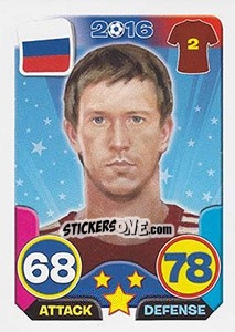Sticker Oleg Kuzmin - Top Stars - France 2016 n. 61 - Tekma
