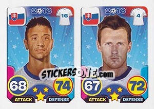 Sticker Kornel Salata / Jan Durica - Top Stars - France 2016 - Tekma