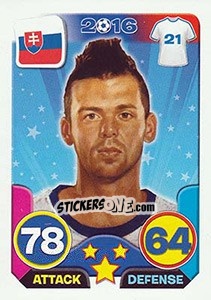 Sticker Michal Duriš - Top Stars - France 2016 - Tekma