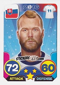 Sticker Adam Nemec - Top Stars - France 2016 n. 75 - Tekma