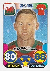 Sticker Simon Church - Top Stars - France 2016 n. 82 - Tekma