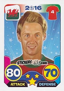 Sticker David Edwards - Top Stars - France 2016 - Tekma