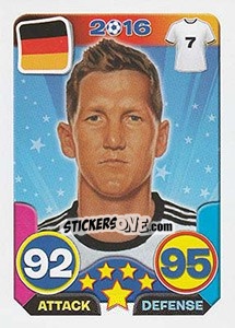 Figurina Bastian Schweinsteiger - Top Stars - France 2016 - Tekma