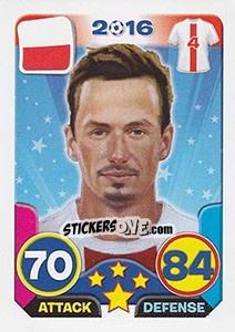 Sticker Lukasz Szukala - Top Stars - France 2016 n. 99 - Tekma