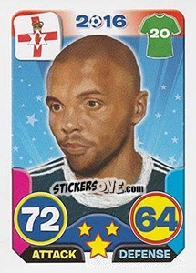 Sticker Josh Magennis - Top Stars - France 2016 n. 116 - Tekma