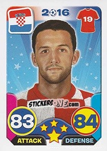 Sticker Milan Badelj - Top Stars - France 2016 n. 133 - Tekma