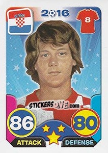 Sticker Alen Halilovic - Top Stars - France 2016 n. 138 - Tekma
