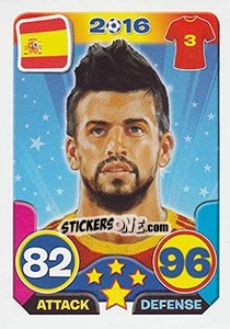 Sticker Gerard Piqué - Top Stars - France 2016 n. 144 - Tekma