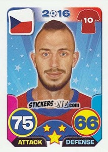 Sticker Jirí Skalák - Top Stars - France 2016 - Tekma