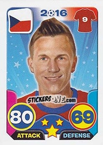 Sticker Borek Dockal - Top Stars - France 2016 - Tekma