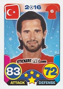 Sticker Alper Potuk - Top Stars - France 2016 - Tekma