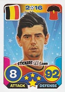 Sticker Thibaut Courois - Top Stars - France 2016 - Tekma