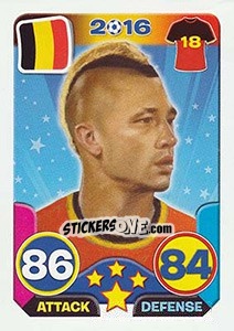 Sticker Radja Nainggolan - Top Stars - France 2016 - Tekma