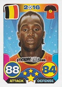 Sticker Romelu Lukaku - Top Stars - France 2016 n. 178 - Tekma
