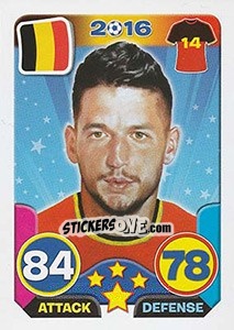Sticker Dries Mertens - Top Stars - France 2016 n. 179 - Tekma
