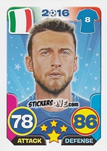Sticker Claudio Marchisio - Top Stars - France 2016 - Tekma