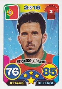 Sticker Daniel Carriço - Top Stars - France 2016 - Tekma