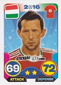 Sticker Ákos Elek - Top Stars - France 2016 n. 237 - Tekma