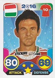 Sticker Zoltán Gera - Top Stars - France 2016 - Tekma