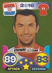 Sticker Darijo Srna - Top Stars - France 2016 n. G131 - Tekma
