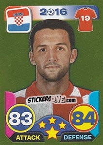 Sticker Milan Badelj - Top Stars - France 2016 n. G133 - Tekma