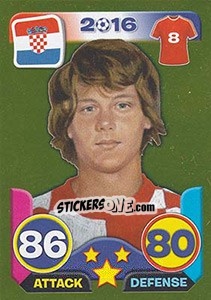 Sticker Alen Halilovic - Top Stars - France 2016 n. G138 - Tekma