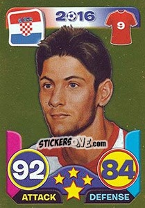 Sticker Andrej Kramaric - Top Stars - France 2016 - Tekma