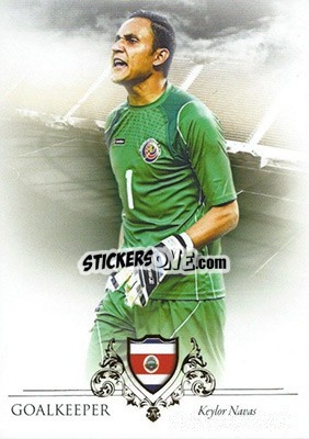 Sticker Keylor Navas - World Football UNIQUE 2016 n. 4 - Futera