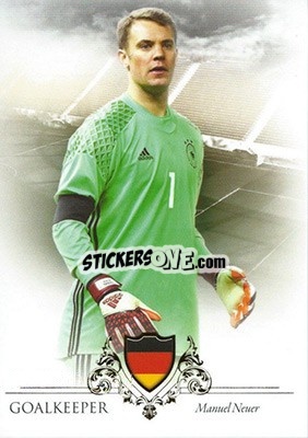 Sticker Manuel Neuer - World Football UNIQUE 2016 n. 5 - Futera