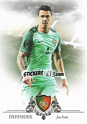 Sticker Jose Fonte - World Football UNIQUE 2016 - Futera