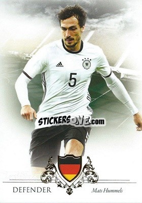 Sticker Mats Hummels - World Football UNIQUE 2016 n. 13 - Futera