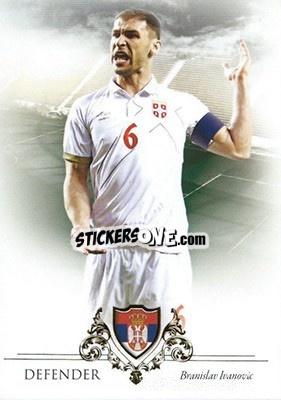 Sticker Branislav Ivanovic - World Football UNIQUE 2016 - Futera