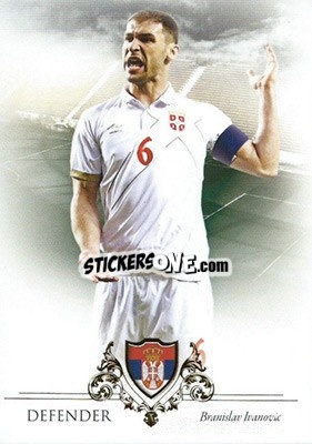Sticker Branislav Ivanovic - World Football UNIQUE 2016 n. 14 - Futera