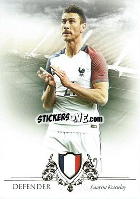 Sticker Laurent Koscielny - World Football UNIQUE 2016 n. 16 - Futera