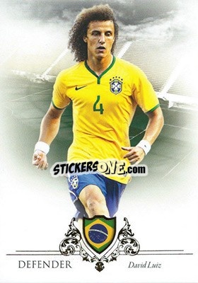 Sticker David Luiz - World Football UNIQUE 2016 - Futera
