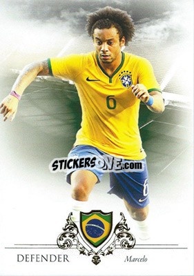 Sticker Marcelo - World Football UNIQUE 2016 n. 18 - Futera