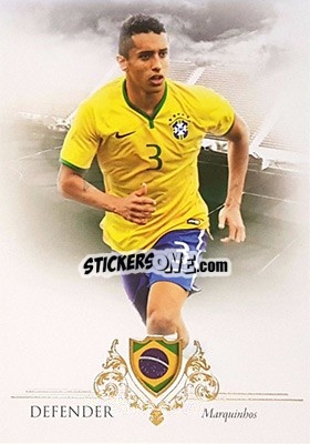 Figurina Marquinhos - World Football UNIQUE 2016 - Futera