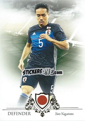 Sticker Yuto Nagatomo - World Football UNIQUE 2016 - Futera