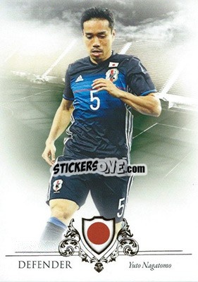 Sticker Yuto Nagatomo - World Football UNIQUE 2016 n. 21 - Futera