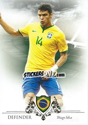 Sticker Thiago Silva - World Football UNIQUE 2016 - Futera