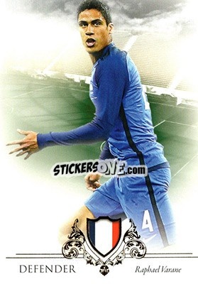 Sticker Raphael Varane - World Football UNIQUE 2016 - Futera