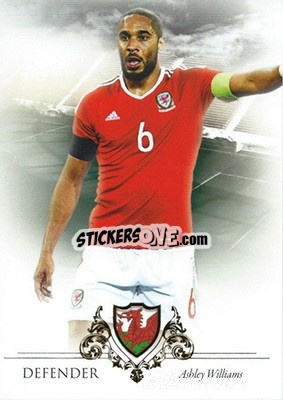 Sticker Ashley Williams - World Football UNIQUE 2016 - Futera