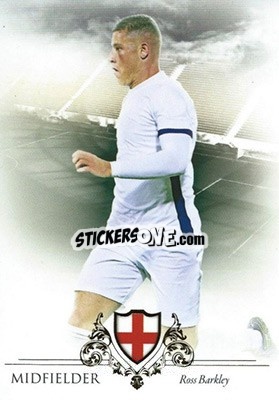 Sticker Ross Barkley - World Football UNIQUE 2016 n. 32 - Futera