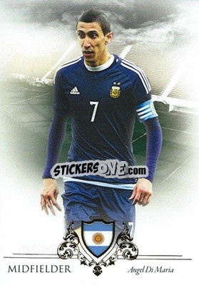 Sticker Angel Di Maria - World Football UNIQUE 2016 - Futera