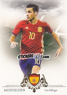 Sticker Cesc Fabregas - World Football UNIQUE 2016 n. 37 - Futera