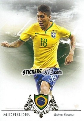 Sticker Roberto Firmino - World Football UNIQUE 2016 n. 38 - Futera