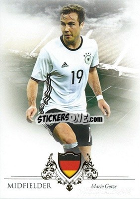 Sticker Mario Gotze - World Football UNIQUE 2016 n. 39 - Futera