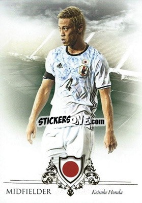 Sticker Keisuke Honda - World Football UNIQUE 2016 n. 41 - Futera