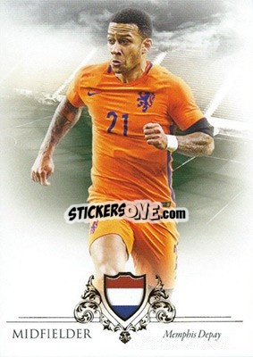 Sticker Memphis Depay - World Football UNIQUE 2016 n. 45 - Futera